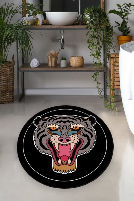 Mijölnir Black Woods 100 Alfombrilla de Baño Multicolor 100 cm Mijölnir Black Woods 100 Alfombrilla de Baño Multicolor 100 cm